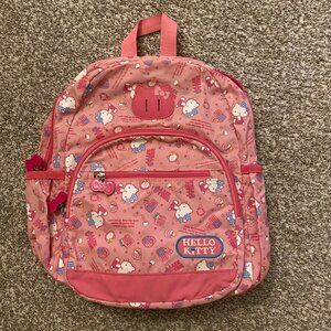 New Sanrio Licensed Hello Kitty Kids Backpack Water Bottle Pockets 14''x11''